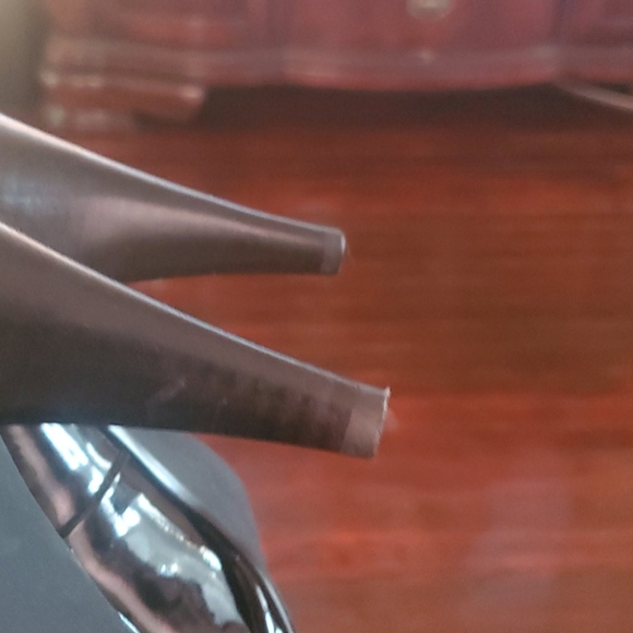 SimplyVera Vera Wang black high heels . - Picture 6 of 6